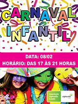 DOMINGO TEM CARNAVAL PARA CRIANAS NO ALPHAVILLE CUIAB